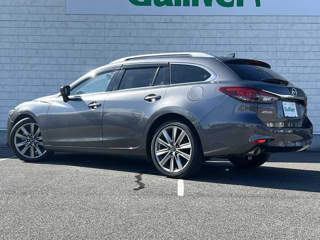 マツダ アテンザ ワゴン XD Lパッケージ 栃木県 2018(平30)年 6.5万km マシーングレープレミアムM 純正SDナビ/・Bluetooth CD DVD/・TV フルセグ/・アラウンドビューモニター/追従式クルーズコントロール/HUD/パドルシフト/レザーシート/パワーシート/シートヒーター/シートクーラー/ドライブレコーダー/ETC/純正19インチアルミホイール/ルーフレール/コーナーセンサー/レーンキープアシスト/LEDヘッドライト/オートライト/衝突被害軽減システム