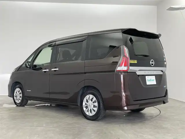 日産 セレナ X 埼玉県 2017(平29)年 6万km インペリアルアンバーP 純正7インチナビ/Bluetooth　TV　USB　AUX　CD　DVD　SD/後席フリップダウンモニター/片側パワースライドドア/クルーズコントロール/バックカメラ/ドライブレコーダー（前後）/オートライト/スマートキー/プッシュスタート