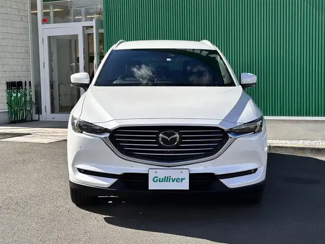マツダ ＣＸ－８ XD Lパッケージ 宮城県 2018(平30)年 8.8万km スノーフレイクホワイトパールマイカ 360度ビューモニター/パーキングセンサー（フロント）/CD/DVD/地デジTV/＝＝＝/アドバンスドスマートシティブレーキサポート/ブラインドスポットモニタリング/パーキングセンサー（リア）/レーダークルーズコントロール/スマートブレーキサポート/レーンキープアシストシステム/車線逸脱警報システム/車間認知支援システム/交通標識認識システム/ドライバーアテンションアラート/ヘッドアップディスプレイ/純正ナビ/・Bluetooth/ETC2.0（バイザー裏）/パワーバックドア/本革シート/シートヒーター（前席/2列目）/パワーシート（運転席メモリー機能付）/革巻きステアリング/ステアリングヒーター/ステアリングスイッチ/電動パーキングブレーキ/ブレーキホールド/アダプティブLEDヘッドランプ/オートライト/スマートキー＆プッシュスタート/電動格納ミラー/ルーフレール/純正19インチAW/純正フロアマット/W/サイド/カーテンエアバッグ