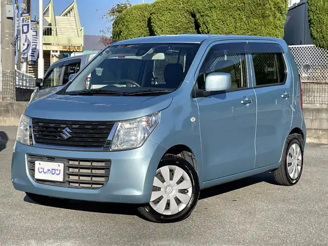 スズキ ワゴンＲ FX 山梨県 2015(平27)年 9.7万km フィズブルーパールメタリック (株)IDOMが運営する【じしゃロン甲府店】の自社ローン専用車両になります。/こちらは現金またはオートローンご利用時の価格です。自社ローンご希望の方は別途その旨お申付け下さい/レーダーブレーキサポート/純正メモリーナビ/（フルセグTV・DVD・CD・SD・USB・BTオーディオ）/バックカメラ/前後ドライブレコーダー/運転席シートヒーター/新車時保証書/取扱説明書