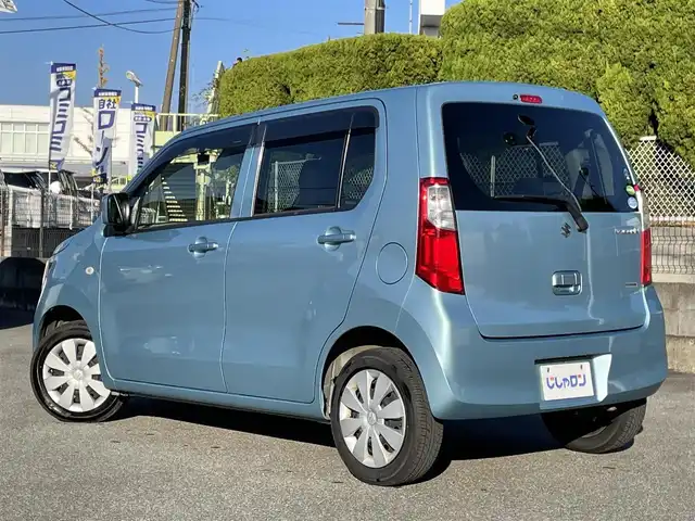 スズキ ワゴンＲ FX 山梨県 2015(平27)年 9.7万km フィズブルーパールメタリック (株)IDOMが運営する【じしゃロン甲府店】の自社ローン専用車両になります。/こちらは現金またはオートローンご利用時の価格です。自社ローンご希望の方は別途その旨お申付け下さい/レーダーブレーキサポート/純正メモリーナビ/（フルセグTV・DVD・CD・SD・USB・BTオーディオ）/バックカメラ/前後ドライブレコーダー/運転席シートヒーター/新車時保証書/取扱説明書