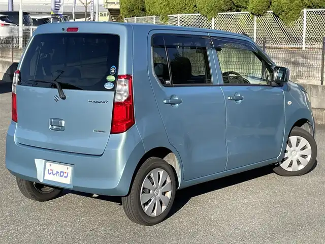 スズキ ワゴンＲ FX 山梨県 2015(平27)年 9.7万km フィズブルーパールメタリック (株)IDOMが運営する【じしゃロン甲府店】の自社ローン専用車両になります。/こちらは現金またはオートローンご利用時の価格です。自社ローンご希望の方は別途その旨お申付け下さい/レーダーブレーキサポート/純正メモリーナビ/（フルセグTV・DVD・CD・SD・USB・BTオーディオ）/バックカメラ/前後ドライブレコーダー/運転席シートヒーター/新車時保証書/取扱説明書