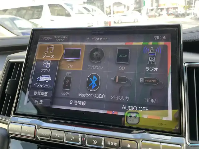 三菱 デリカＤ：５ G 石川県 2022(令4)年 2.3万km グラファイトグレーメタリック/ブラックマイカ 4WD/ディーゼルターボ/アルパイン10型ナビ/フルセグTV/全方位カメラ/LEDヘッドライト/ETC/ドライブレコーダー/両側パワースライドドア/レーダークルーズ/衝突軽減ブレーキ/純正アルミホイール/レーンキープアシスト/スマートキー/プッシュスタート/電動ミラー/保証書