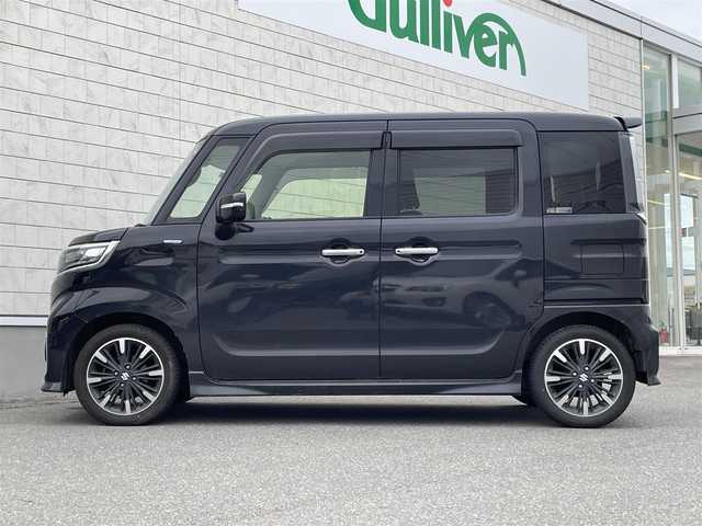 スズキ スペーシア カスタム HYBRID XS ターボ 山形県 2019(令1)年 4.5万km ブルーイッシュブラックパール3 ワンオーナー/４WD/禁煙車/社外SDナビ/・フルセグ/CD/DVD/AM/FM/Bluetooth/衝突軽減ブレーキ/横滑り防止装置/盗難防止装置/レーンキープアシスト/コーナーセンサー/ヘッドアップディスプレイ/クルーズコントロール/全方位カメラ/両側パワースライドドア/オートライト/LEDライト/フォグランプ/スマートキー/スペアキー/ダブルエアバック/純正フロアマット/純正15インチアルミホイール/ETC/パドルシフト/ドライブレコーダー