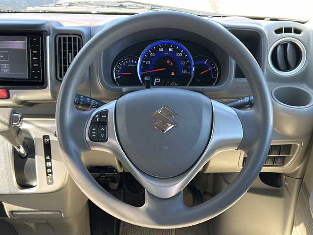 スズキ エブリィ ワゴン PZターボ スペシャル 秋田県 2017(平29)年 4.4万km ムーンライトバイオレットPM 純正SDナビ/純正BT、CD、DVD、TV/両側パワースライドドア/社外14インチAW/ドライブレコーダー/バックカメラ/４WD/スペアキー/ETC2.0