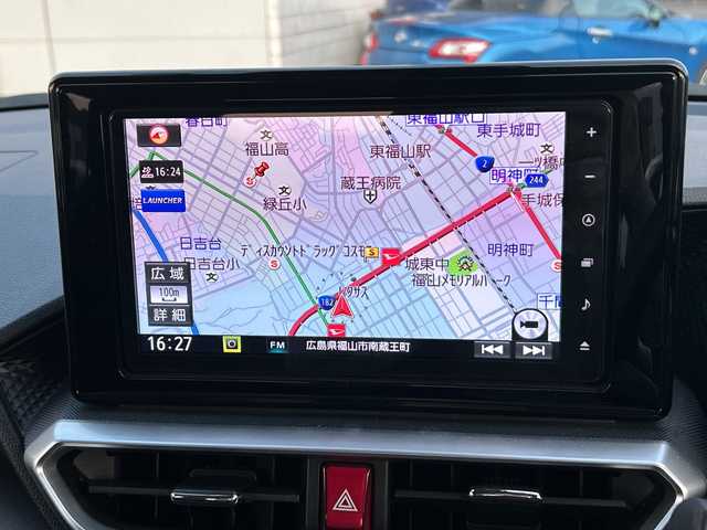 ダイハツ ロッキー X 広島県 2020(令2)年 2.9万km シャイニングホワイトパール ワンオーナー/9インチ純正メモリナビ/（フルセグTV/Bluetooth/CD/DVD/AM/FM）/全周囲カメラ/プッシュスタート/ドアバイザー/アイドリングストップ/ドライブレコーダー（前方のみ）/コーナーセンサー/スマートキー/スペアキー×１/LEDヘッドライト/ビルドインETC/衝突被害軽減システム