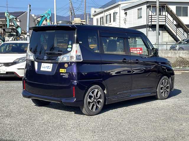 スズキ ソリオ バンディット HV MV 神奈川県 2016(平28)年 8.2万km ミッドナイトバイオレットメタリック ・メモリナビ/・フルセグテレビ/・バックカメラ/・片側パワースライドドア/・ETC/・Bluetooth接続/・ドライブレコーダー/・DVD再生機能