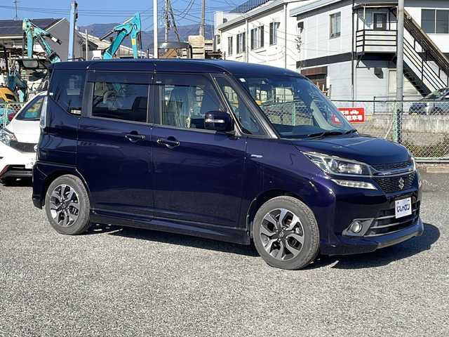 スズキ ソリオ バンディット HV MV 神奈川県 2016(平28)年 8.2万km ミッドナイトバイオレットメタリック ・メモリナビ/・フルセグテレビ/・バックカメラ/・片側パワースライドドア/・ETC/・Bluetooth接続/・ドライブレコーダー/・DVD再生機能