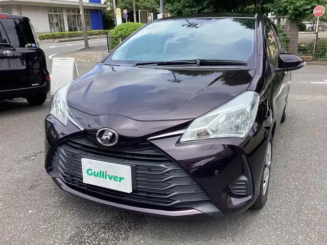 トヨタ ヴィッツ F セーフティーエディションⅡ 神奈川県 2018(平30)年 4.9万km ボルドーマイカメタリック 社外ナビ、TV/ETC/ドライブレコーダー/セーフティーセンス/スマートキー