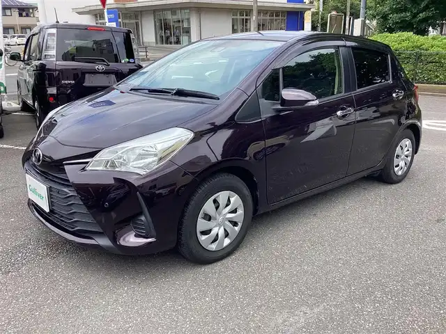 トヨタ ヴィッツ F セーフティーエディションⅡ 神奈川県 2018(平30)年 4.9万km ボルドーマイカメタリック 社外ナビ、TV/ETC/ドライブレコーダー/セーフティーセンス/スマートキー