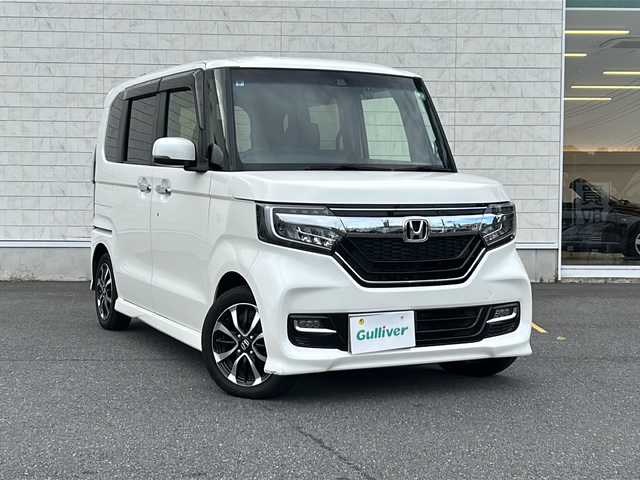 ホンダ Ｎ ＢＯＸ カスタム G EX ホンダセンシング 茨城県 2017(平29)年 8.1万km プレミアムホワイトパールⅡ ワンオーナー/ホンダセンシング/純正インチプレミアムインターSDナビ/　　BT/CD/DVD/ワンセグ/バックカメラ/アダプティブクルーズコントロール/片側パワースライドドア/9灯式フルLEDオートライト/純正14インチアルミホイール/コーナーセンサー/純正ドライブレコーダー/ETC/スマートキー