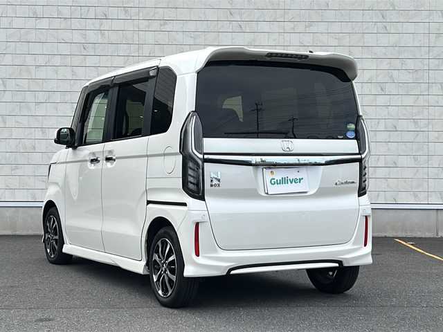 ホンダ Ｎ ＢＯＸ カスタム G EX ホンダセンシング 茨城県 2017(平29)年 8.1万km プレミアムホワイトパールⅡ ワンオーナー/ホンダセンシング/純正インチプレミアムインターSDナビ/　　BT/CD/DVD/ワンセグ/バックカメラ/アダプティブクルーズコントロール/片側パワースライドドア/9灯式フルLEDオートライト/純正14インチアルミホイール/コーナーセンサー/純正ドライブレコーダー/ETC/スマートキー