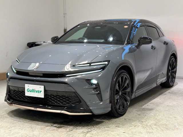 トヨタ クラウン スポーツ Z 宮城県 2024(令6)年 3.6万km グレー モデリスタエアロ/トヨタセーフティセンス/・プリクラッシュセーフティシステム/・レーントレーシングアシスト/・レーンディパーチャーアラート/・レーダークルーズコントロールシステム/・ロードサインアシスト/・レーンキープアシスト/・プラインドスポットモニター/・プロアクティブドライビングアシスト/・アダプティブハイビームシステム/純正ナビ/・BT/AM/FM/TV/・純正ETC2.0/・バックカメラ/・全方位カメラ/純正ナビ/・フルセグTV/Bluetooth/AM/FM/・純正ETC2.0/・アラウンドビューモニター/・テレビキャンセラー/革巻きステアリング/。ステアリングスイッチ/レザーシート/・シートヒーター（運転席/助手席）/・パワーシート（運転席/助手席）/・シートメモリー（運転席/助手席）/電動リアゲート/純正LEDヘッドライト/・オートライト/純正フロアマット/純正21インチアルミホイール/プッシュスタート/・スマートキー