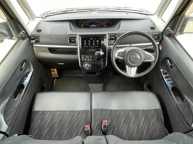 ダイハツ タント カスタム RS トップED SAⅡ 石川県 2015(平27)年 8.5万km ナイトシャドーパープルクリスタルM スタッドレスタイヤAW積載/両側パワースライドドア/SDナビ/バックカメラ/Bluetooth/CD/DVD/電動格納ミラー/コーナーセンサー(前後)/オートライト/HIDヘッドライト/フォグランプ(前)/インテリジェントキー/アクセサリーソケット(12V)/フロントアームレスト/ドアバイザー/純正フロアマット/ETC