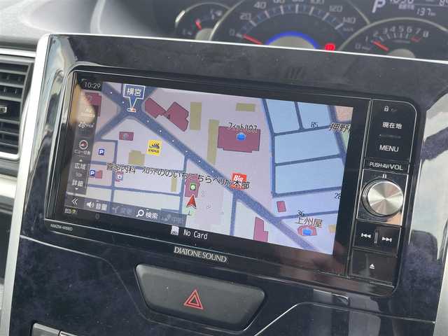 ダイハツ タント カスタム RS トップED SAⅡ 石川県 2015(平27)年 8.5万km ナイトシャドーパープルクリスタルM スタッドレスタイヤAW積載/両側パワースライドドア/SDナビ/バックカメラ/Bluetooth/CD/DVD/電動格納ミラー/コーナーセンサー(前後)/オートライト/HIDヘッドライト/フォグランプ(前)/インテリジェントキー/アクセサリーソケット(12V)/フロントアームレスト/ドアバイザー/純正フロアマット/ETC
