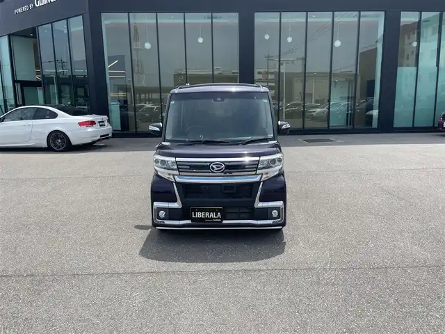 ダイハツ タント カスタム RS トップED SAⅡ 石川県 2015(平27)年 8.5万km ナイトシャドーパープルクリスタルM スタッドレスタイヤAW積載/両側パワースライドドア/SDナビ/バックカメラ/Bluetooth/CD/DVD/電動格納ミラー/コーナーセンサー(前後)/オートライト/HIDヘッドライト/フォグランプ(前)/インテリジェントキー/アクセサリーソケット(12V)/フロントアームレスト/ドアバイザー/純正フロアマット/ETC