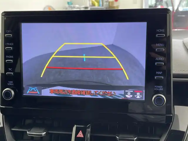 トヨタ カローラツーリング ハイブリッド ダブルバイビー 千葉県 2021(令3)年 2.8万km ブラックマイカ セーフティセンス（予防安全パッケージ）/・プリクラッシュセーフティ/（歩行者／自転車運転者検知機能付衝突回避支援タイプ）/・レーンディパーチャーアシスト/・全車速追従機能付レーダークルーズコントロール/・オートマチックハイビーム/・ロードサインアシスト/純正ディスプレイオーディオ/・Bluetooth接続/・バックカメラ/スマートキー/LEDヘッドライト/前後コーナーセンサー/ブラインドスポットモニター/純正ビルトインETC