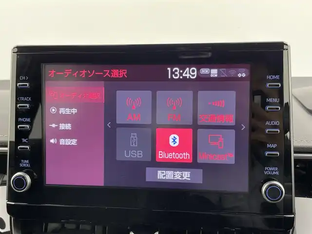 トヨタ カローラツーリング ハイブリッド ダブルバイビー 千葉県 2021(令3)年 2.8万km ブラックマイカ セーフティセンス（予防安全パッケージ）/・プリクラッシュセーフティ/（歩行者／自転車運転者検知機能付衝突回避支援タイプ）/・レーンディパーチャーアシスト/・全車速追従機能付レーダークルーズコントロール/・オートマチックハイビーム/・ロードサインアシスト/純正ディスプレイオーディオ/・Bluetooth接続/・バックカメラ/スマートキー/LEDヘッドライト/前後コーナーセンサー/ブラインドスポットモニター/純正ビルトインETC