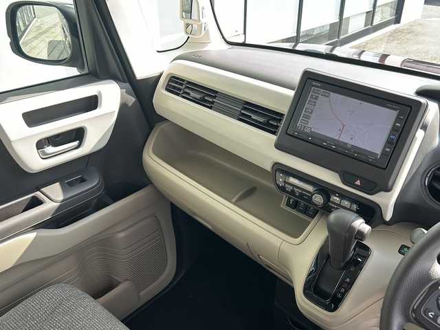 ホンダ Ｎ ＢＯＸ G L 山形県 2018(平30)年 9.6万km プレミアムアガットブラウンP 禁煙車/４WD/純正SDナビ/（AM/FM/CD/BT/SD/USB/iPOD）/バックカメラ/ETC/シートヒーター/ステアリングスイッチ/純正ホイールキャップ　スチールホイール/純正フロアマット/片側パワースライドドア/電動格納ミラー/ドアバイザー