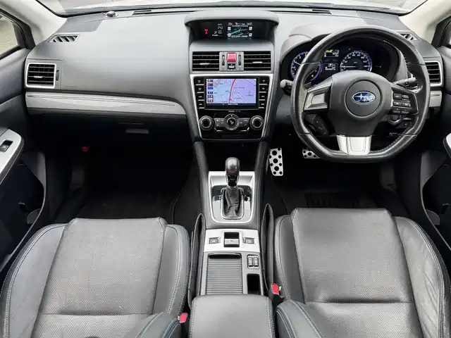 スバル レヴォーグ 1．6GT－S アイサイト 青森県 2016(平28)年 6.6万km クリスタルホワイトP 4WD/アドバンスドセイフティパッケージ/純正SDナビ・フルセグTV/CD・DVD・Bluetooth・SD/バック・サイドカメラ/黒レザーシート/前席パワーシート・シートヒーター/アイサイトver3/衝突軽減ブレーキ/追従クルーズコントロール/アクティブレーンキープ/ハイビームアシスト/リアビークルディテクション/ビルトインETC/フロント・リアUSB電源/LEDヘッドライト/フォグランプ/純正18インチアルミ/STiアンダーエアロ