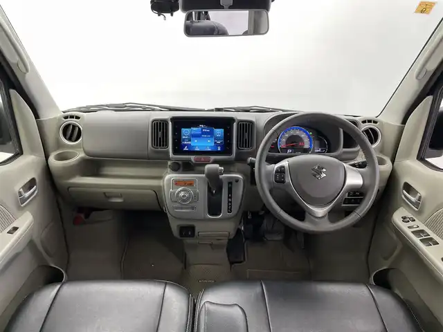 スズキ エブリィ ワゴン PZターボ スペシャル 福井県 2022(令4)年 0.7万km ブルーイッシュブラックパール3 4WD/純正ディスプレイオーディオ/純正オートステップ/シートヒーター/両側パワースライドドア/スズキセーフティサポート/・衝突被害軽減ブレーキ/・後退時ブレーキサポート/・誤発進抑制機能/・車線逸脱警報機能/・ふらつき警報機能/・先行車発進お知らせ機能/・ハイビームアシスト/ETC2.0/プッシュスタート/スマートキー/LEDオートライト/純正フロアマット/純正アルミホイール