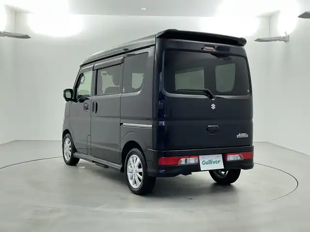 スズキ エブリィ ワゴン PZターボ スペシャル 福井県 2022(令4)年 0.7万km ブルーイッシュブラックパール3 4WD/純正ディスプレイオーディオ/純正オートステップ/シートヒーター/両側パワースライドドア/スズキセーフティサポート/・衝突被害軽減ブレーキ/・後退時ブレーキサポート/・誤発進抑制機能/・車線逸脱警報機能/・ふらつき警報機能/・先行車発進お知らせ機能/・ハイビームアシスト/ETC2.0/プッシュスタート/スマートキー/LEDオートライト/純正フロアマット/純正アルミホイール