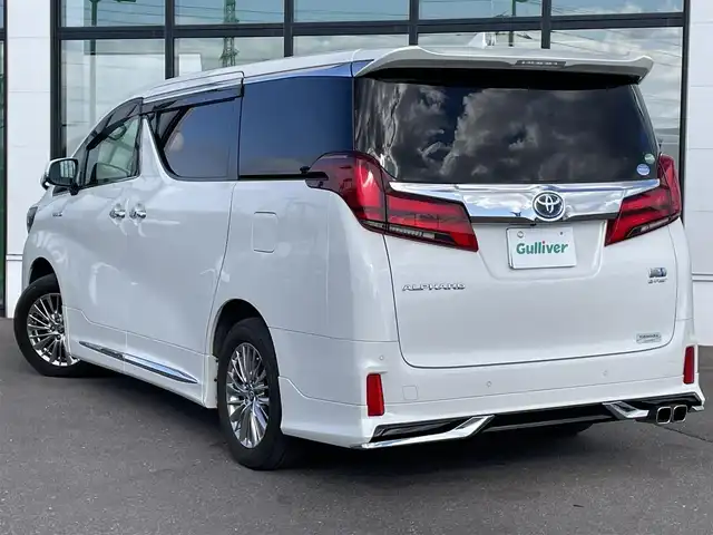 トヨタ アルファードハイブリット SR Cパッケージ 道南・函館 2020(令2)年 5.3万km ホワイトパールクリスタルシャイン /純正ナビ//フルセグＴＶ//ドライブレコーダー//バックカメラ//フリップダウンモニター//モデリスタエアロ//両側パワースライドドア//シートヒーター//ベンチレーション//パワーシート//ステアリングヒーター//電動バックドア//ブラインドスポットモニター//クルーズコントロール//レーンキープアシスト//コーナーセンサー//衝突軽減ブレーキ//デジタルインナーミラー//オットマン//100V充電//ETC//スペアキー//プッシュスタート