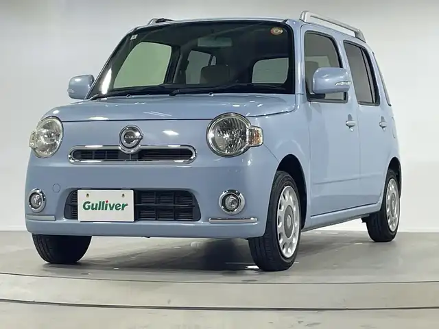 ダイハツ ミラ ココア プラスX 神奈川県 2014(平26)年 2.9万km ミストブルーマイカメタリック ワンオーナー/CDオーディオ/スマートキー/アイドリングストップ/純正14インチアルミホイール/ルーフレール/盗難防止装置/オートエアコン