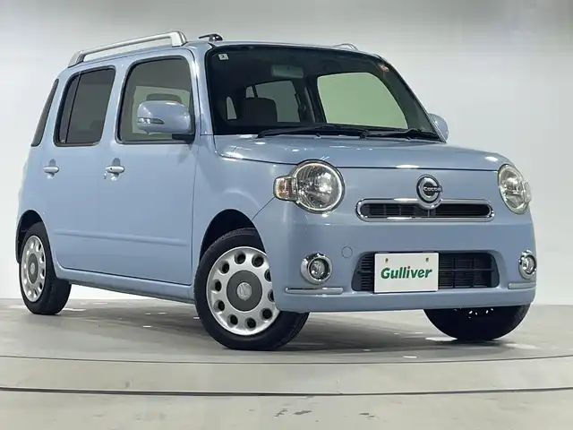 ダイハツ ミラ ココア プラスX 神奈川県 2014(平26)年 2.9万km ミストブルーマイカメタリック ワンオーナー/CDオーディオ/スマートキー/アイドリングストップ/純正14インチアルミホイール/ルーフレール/盗難防止装置/オートエアコン