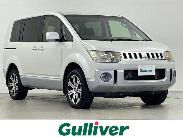 三菱 デリカＤ：５ D－Power package 岐阜県 2013(平25)年 8万km ウォームホワイトP/クールシルバー アルパインナビ　/・Ｂｌｕｅｔｏｏｔｈ　/バッツクカメラ　/両側パワースライドドア　/４ＷＤ　/ＥＴＣ　/オートヘッドライト　/パドルシフト　/革巻きステアリング　/電格ミラー　/クルーズコントロール　/スマートキート/社外フロアマット/純正アルミホイール