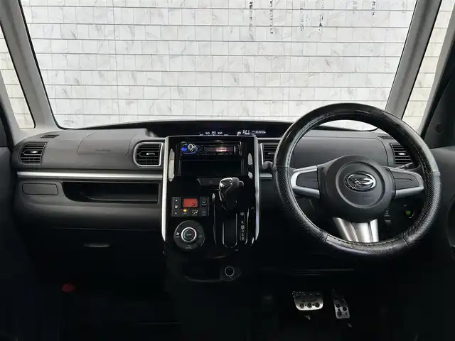 ダイハツ タント カスタム X 新潟県 2014(平26)年 10.4万km ブラックマイカメタリック ４ＷＤ　/片側Ｐスラ　/ＰＷ／ＰＳ　/純正マット　/ＡＢＳ　/盗難防止装置　/ベンチシート　/ＡＵＸ　/オートライト　/ＬＥＤライト　　/ＵＶカットガラス