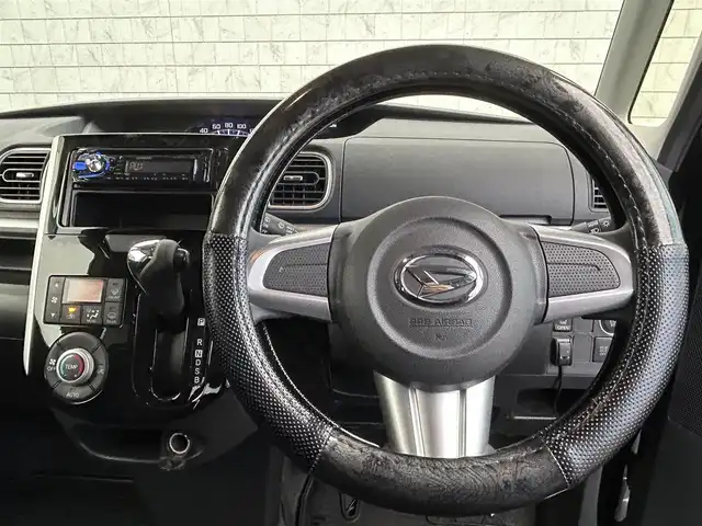 ダイハツ タント カスタム X 新潟県 2014(平26)年 10.4万km ブラックマイカメタリック ４ＷＤ　/片側Ｐスラ　/ＰＷ／ＰＳ　/純正マット　/ＡＢＳ　/盗難防止装置　/ベンチシート　/ＡＵＸ　/オートライト　/ＬＥＤライト　　/ＵＶカットガラス