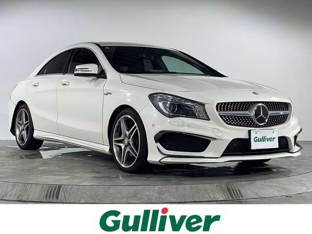メルセデス・ベンツ ＣＬＡ１８０ AMGライン 福岡県 2015(平27)年 8.1万km 白 純正HDDナビ/・CD/DVD/BT/フルセグTV/・バックモニター/インテリジェントドライブ/コーナーセンサー/ブラインドスポットモニター/ハーフレザーシート/・パワーシート(D)/・シートヒーター(D/N)/革巻きステアリング/・パドルシフト/・ステアリングリモコン/レーダー探知機/ETC2.0/キセノンライト/・オートライト