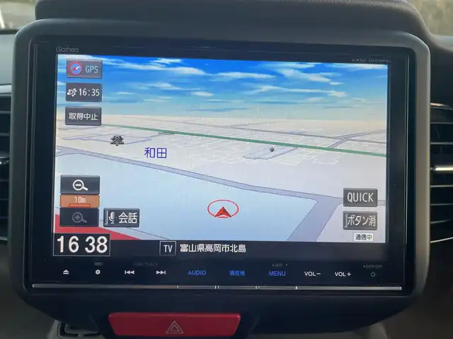 ホンダ Ｎ ＢＯＸ 2トーン G ターボ Lパッケージ 富山県 2015(平27)年 5.2万km ピンクⅡ ４ＷＤ／/純正８インチナビ／/フルセグＴＶ／/Ｂｌｕｅｔｏｏｔｈ／/ＤＶＤ再生／/バックカメラ／/両側自動ドア／/前後ドライブレコーダー／/パドルシフト／/スマートキー／/クルーズコントロール／/前席シートヒーター//LEDオートライト