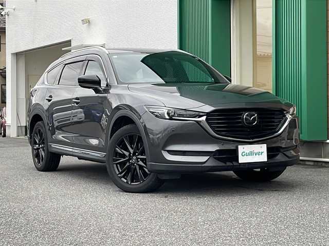 マツダ ＣＸ－８ XD ブラックトーンエディション 岐阜県 2021(令3)年 2.7万km マシーングレープレミアムM 禁煙車/純正コネクトナビ/AM/FM/BT/USB/フルセグTV/BOSEプレミアムサウンド/全方位モニタ/電動スライドガラスサンルーフ（チルトアップ機構付）/サイドガーニッシュ（ブライト）/ルーフレール/衝突軽減ブレーキ/LKA/BSM/レーダークルーズコントロール /パワーバックドア /前後ソナー/i-stop/電子パーキングブレーキ/オートブレーキホールド/ハーフレザーシート /パワーシート /シートメモリ/シートヒーター/ステアリングヒーター/純正前後ドライブレコーダー/ワイヤレス充電/スマートキー/プッシュスタート