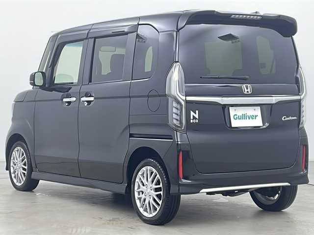 ホンダ Ｎ ＢＯＸ カスタム L ターボ 道央・札幌 2023(令5)年 2.2万km クリスタルブラックパール ・4WD/・社外ナビ&CD&DVD&BT&TV/・バックカメラ/・両側パワースライドドア/・衝突軽減ブレーキ/・レーダークルーズコントロール/・レーンキープアシスト/・コーナーセンサー/・前席シートヒーター/・純正エンジンスターター/・LEDヘッドライト/・オートライト/・スマートキー/・スペアキー