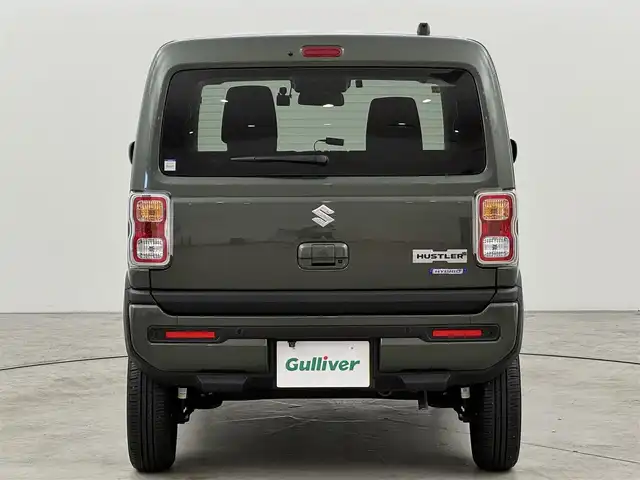スズキ ハスラー HYBRID G 福岡県 2023(令5)年 0.5万km クールカーキPM 社外ナビ　/バックカメラ　/ＥＴＣ　/前後ドライブレコーダー　/コーナーセンサー　/衝突軽減ブレーキ　/レーンキープ　/アイドリングストップ　/横滑り防止装置　/シートヒーター　/プッシュスタート　/電動格納式ドアミラー