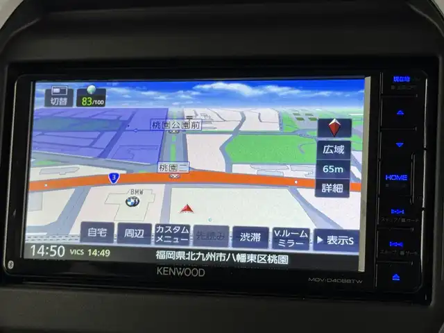 スズキ ハスラー HYBRID G 福岡県 2023(令5)年 0.5万km クールカーキPM 社外ナビ　/バックカメラ　/ＥＴＣ　/前後ドライブレコーダー　/コーナーセンサー　/衝突軽減ブレーキ　/レーンキープ　/アイドリングストップ　/横滑り防止装置　/シートヒーター　/プッシュスタート　/電動格納式ドアミラー