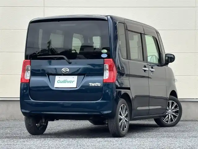 ダイハツ タント X VS SAⅢ 茨城県 2019(令1)年 1.2万km レーザーブルークリスタルシャイン ワンオーナー/純正メモリナビ/全方位カメラ/パノラミックビューモニター/両側パワースライドドア/LEDヘッドライト/シートヒーター/フルセグTV/純正アルミホイール/純正フロアマット/ベンチシート/コーナーセンサー/オートライト/保証書/取扱説明書