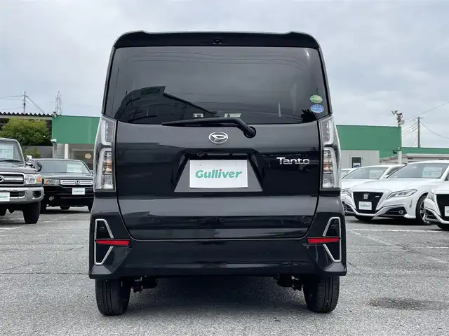 ダイハツ タント カスタム X スタイルセレクション 千葉県 2021(令3)年 0.1万km ブラックマイカメタリック スマートアシスト/・衝突軽減ブレーキ/・車線逸脱抑制機能/・車線逸脱警報/・標識認識機能/・先行車発進お知らせ機能/社外SDナビ【NSZT-W61G】/・CD/DVD/MSV/Bluetooth/フルセグ/バックカメラ/両後パワースライドドア/ハーフレザーシート/前席シートヒーター/前後コーナーセンサー/スマートキー/純正LEDヘッドライト/フォグランプ/オートマチックハイビーム/ETC/純正14インチアルミホイール/本革巻きステアリング/サイド＆カーテンエアバッグ