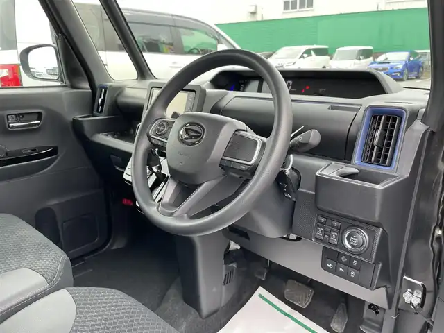 ダイハツ タント カスタム X スタイルセレクション 千葉県 2021(令3)年 0.1万km ブラックマイカメタリック スマートアシスト/・衝突軽減ブレーキ/・車線逸脱抑制機能/・車線逸脱警報/・標識認識機能/・先行車発進お知らせ機能/社外SDナビ【NSZT-W61G】/・CD/DVD/MSV/Bluetooth/フルセグ/バックカメラ/両後パワースライドドア/ハーフレザーシート/前席シートヒーター/前後コーナーセンサー/スマートキー/純正LEDヘッドライト/フォグランプ/オートマチックハイビーム/ETC/純正14インチアルミホイール/本革巻きステアリング/サイド＆カーテンエアバッグ