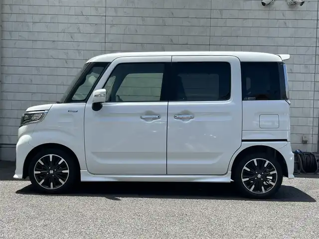 スズキ スペーシア カスタム HYBRID XS 大分県 2020(令2)年 4.8万km ピュアホワイトP ワンオーナー/ハーフレザー調シート/社外メモリナビ AVN-P10W/【フルセグ/DVD/BTオーディオ】/全方位カメラ/両側パワースライドドア/純正15インチアルミホイール/レーダークルーズコントロール/レーンアシスト/衝突被害軽減システム/ヘッドアップディスプレイ/前後2カメラドライブレコーダー/クリアランスソナー/ビルトインETC/USBソケット/LEDヘッドライト/LEDフォグランプ/オートライト/レザーステアリング/ステアリングリモコン/チルトステアリング/横滑り防止装置/運転席シートヒーター/運転席シートリフター/ウインカーミラー/リアプライバシーガラス/エンジンプッシュスタート/アイドリングストップ/フロアマット/電動格納ミラー/サイド&Wエアバッグ/ABS/スマートキー×2/保証書/車両取説/ナビ取説