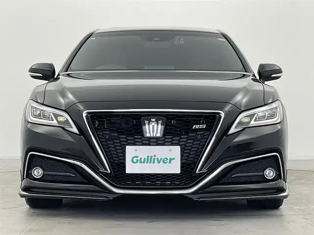 トヨタ クラウン ハイブリッド RS アドバンス 群馬県 2019(平31)年 6.6万km プレシャスブラックパール モデリスタエアロ/マイコン制御チルト＆スライド電動ムーンルーフ/（挟み込み防止機能＋パワーOFF後作動機能付）/18インチAW(ブラックスパッタリング塗装/RS仕様専用)/デジタルインナーミラー/レザーシートパッケージ/　・本革シート/　・シートベンチレーション/＝＝＝＝＝/純正8インチナビ　/・Blu-ray/DVD/CD/microSD/サウンドライブラリー/USB/AUX（音声）入力端子/地上デジタTV/Bluetooth（ハンズフリー・オーディオ）/音声認識/Miracast/Wi-Fi 接続対応/バックカメラ /黒本革シート/パワーシート /ポジションメモリー/シートヒーター /シートベンチレーション/ステアリングヒーター/トヨタセーフティセンス/・プリクラッシュセーフティ/・レーントレーシングアシスト/・レーダークルーズコントロール（全車速追従機能付）/・ロードサインアシスト/・アダプティブハイビームシステム/・先行車発進告知機能/・ブラインドスポットモニター/・インテリジェントクリアランスソナー/ドライブレコーダー/ヘッドアップディスプレイ/ETC