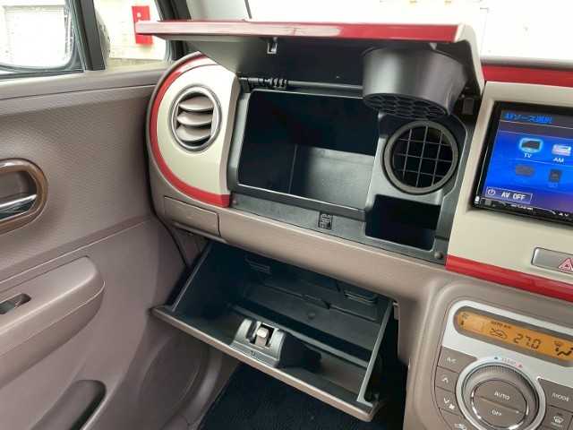 スズキ ラパン ショコラ X 岩手県 2014(平26)年 4.3万km ミルクティーベージュメタリック AIS検査済み/【2510037393】/社外SDナビ/電格ミラー/ABS/オートライト/レザーシート/純正フロアマット/アイドリングストップ/ビルトインETC