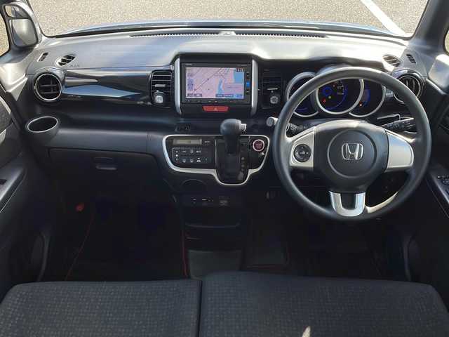 ホンダ Ｎ ＢＯＸ カスタム G Lパッケージ 島根県 2016(平28)年 4.3万km ブリリアントスポーティブルーメタリック2トーン 純正Gathersナビ/フルセグTV/Bluetooth接続/ドライブレコーダー/バックカメラ/ビルトインETC/ステアリングスイッチ/プッシュスタート/片側パワースライドドア/ドアバイザー/衝突軽減ブレーキ/横滑り防止装置/アイドリングストップ