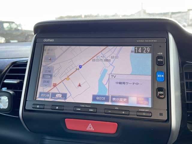 ホンダ Ｎ ＢＯＸ カスタム G Lパッケージ 島根県 2016(平28)年 4.3万km ブリリアントスポーティブルーメタリック2トーン 純正Gathersナビ/フルセグTV/Bluetooth接続/ドライブレコーダー/バックカメラ/ビルトインETC/ステアリングスイッチ/プッシュスタート/片側パワースライドドア/ドアバイザー/衝突軽減ブレーキ/横滑り防止装置/アイドリングストップ