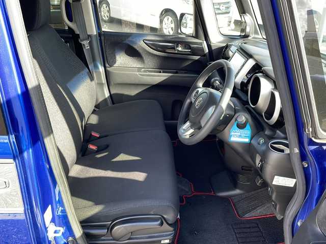 ホンダ Ｎ ＢＯＸ カスタム G Lパッケージ 島根県 2016(平28)年 4.3万km ブリリアントスポーティブルーメタリック2トーン 純正Gathersナビ/フルセグTV/Bluetooth接続/ドライブレコーダー/バックカメラ/ビルトインETC/ステアリングスイッチ/プッシュスタート/片側パワースライドドア/ドアバイザー/衝突軽減ブレーキ/横滑り防止装置/アイドリングストップ