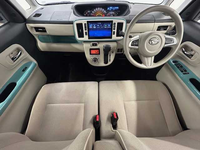 ダイハツ ムーヴ キャンバス G メイクアップ リミテッド　SAⅢ 静岡県 2018(平30)年 9.6万km パールホワイトⅢ/ファインミントメタリック 2トーン (株)IDOMが運営する【じしゃロン浜松店】の自社ローン専用車両になりますこちらは現金またはオートローンご利用時の価格です。自社ローンご希望の方は別途その旨お申付け下さい/純正ナビ/Bluetooth/SD/CD/DVD/USB/HDMI/フルセグTV/両側パワースライドドア/後方コーナーセンサー　/全方位カメラ/衝突被害軽減システム/オートハイビーム/前方ドライブレコーダー/ＥＴＣ/アイドリングストップ/スペアキー１本/プッシュスタート