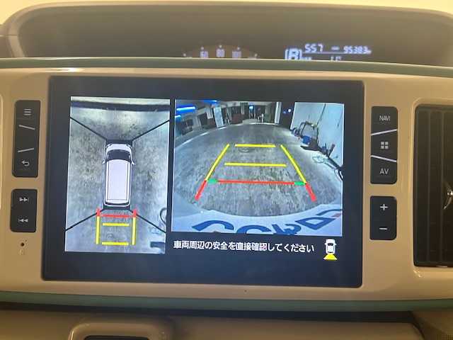 ダイハツ ムーヴ キャンバス G メイクアップ リミテッド　SAⅢ 静岡県 2018(平30)年 9.6万km パールホワイトⅢ/ファインミントメタリック 2トーン (株)IDOMが運営する【じしゃロン浜松店】の自社ローン専用車両になりますこちらは現金またはオートローンご利用時の価格です。自社ローンご希望の方は別途その旨お申付け下さい/純正ナビ/Bluetooth/SD/CD/DVD/USB/HDMI/フルセグTV/両側パワースライドドア/後方コーナーセンサー　/全方位カメラ/衝突被害軽減システム/オートハイビーム/前方ドライブレコーダー/ＥＴＣ/アイドリングストップ/スペアキー１本/プッシュスタート