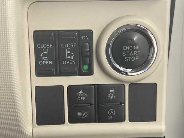 ダイハツ ムーヴ キャンバス G メイクアップ リミテッド　SAⅢ 静岡県 2018(平30)年 9.6万km パールホワイトⅢ/ファインミントメタリック 2トーン (株)IDOMが運営する【じしゃロン浜松店】の自社ローン専用車両になりますこちらは現金またはオートローンご利用時の価格です。自社ローンご希望の方は別途その旨お申付け下さい/純正ナビ/Bluetooth/SD/CD/DVD/USB/HDMI/フルセグTV/両側パワースライドドア/後方コーナーセンサー　/全方位カメラ/衝突被害軽減システム/オートハイビーム/前方ドライブレコーダー/ＥＴＣ/アイドリングストップ/スペアキー１本/プッシュスタート